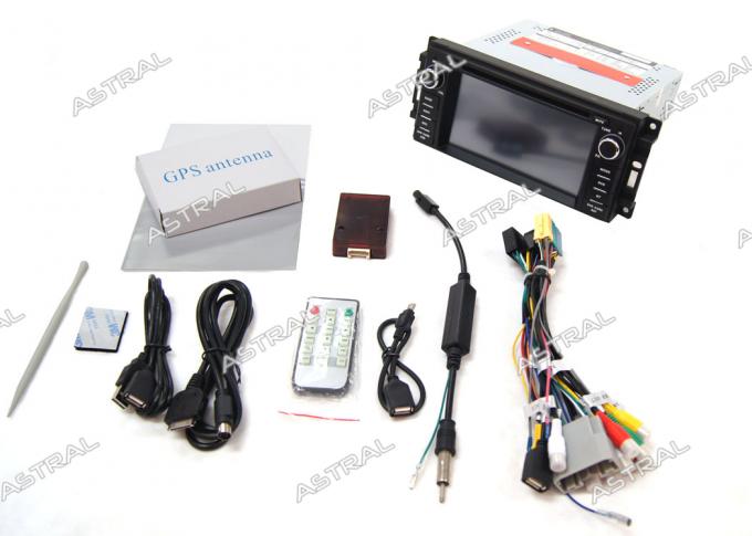 8GB Dodge Calibre Journey Hệ thống định vị GPS cho ô tô Android DVD Player với Radio / USB / MP3