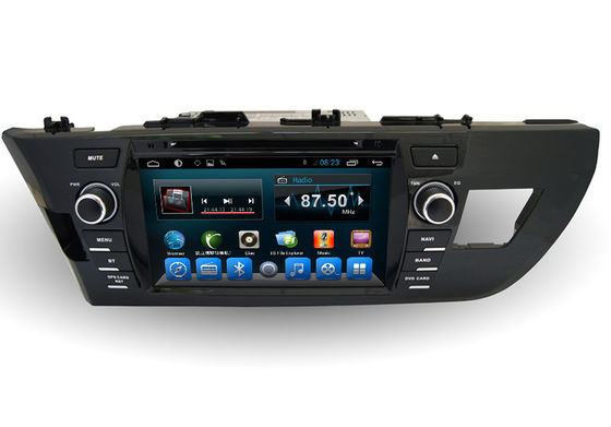 Trung Quốc 2 Din Quad Core Toyota GPS Navigation Radio BT For Corolla 2014 Europe nhà cung cấp