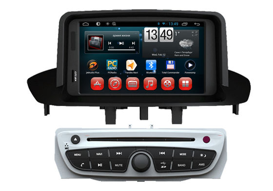 Trung Quốc Android 4.4 OS GPS Radio Tv Double Din Car DVD Player For  Megane 2014 nhà cung cấp