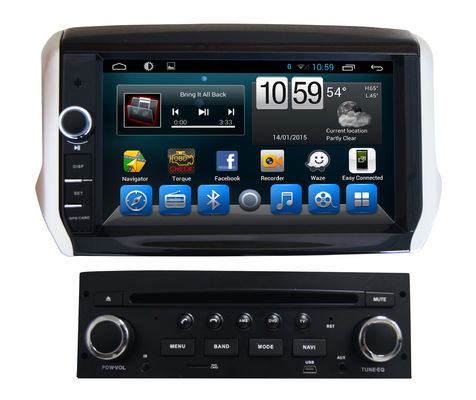 Trung Quốc 2 Din Radio Car Touch Screen Peugeot Navigation System 208 Peugeot 2008 nhà cung cấp