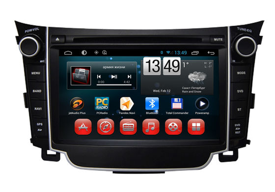 Trung Quốc 1080p HD Hyundai I30 Android DVD Player Danh mục chính GPS với Bluetooth / TV / USB nhà cung cấp
