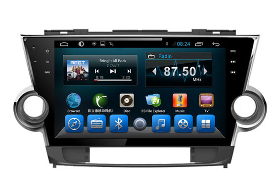 Trung Quốc Highlander 2012 Car Audio Player Toyota Navigation System with 10.1 Inch Monitor nhà cung cấp