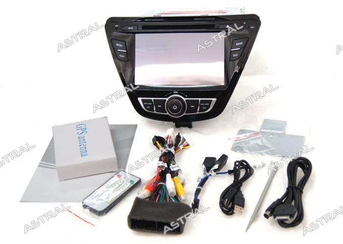 Đài phát thanh ô tô Hyundai Đầu DVD Elantra 2014 Android Hệ thống GPS Danh mục chính với RDS DVR