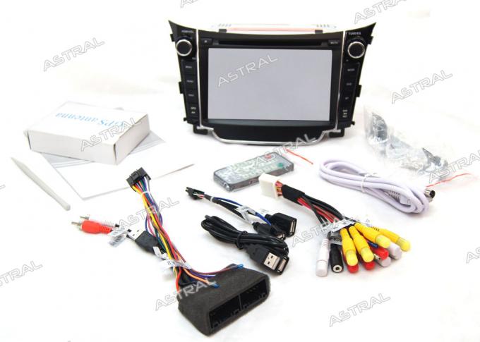 Tự động điều hướng HYUNDAI DVD Player I30 TV GPS Bluetooth Tay Không dây Radio GPS cho Ô tô