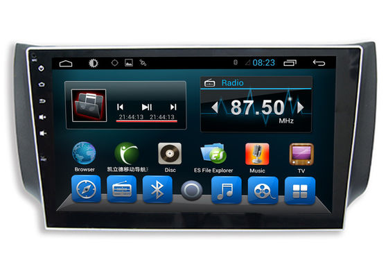 Trung Quốc Android GPS Glonass Navigation Double Din Car Stereos Nissan Sylphy BT RDS Radio nhà cung cấp